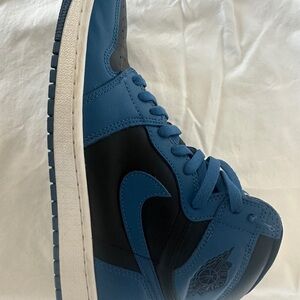 Jordan Blue and Black Sneakers